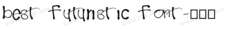 best futuristic font字体转换